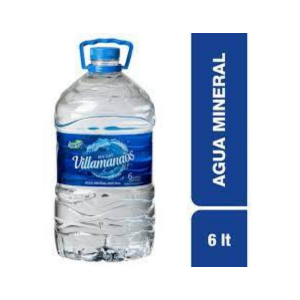 Agua Sin Gas Bidón Villamanaos 6 l