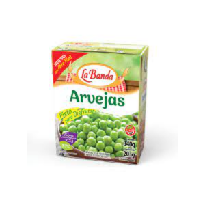 Arvejas La Banda 340gr tetrapack
