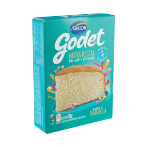 Bizcochuelo Godet Vainilla