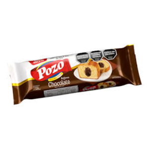 Budín pozo de Vainilla relleno de Chocolate