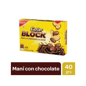 Choclate con Maní Block 40 gr