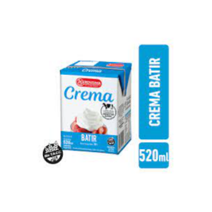Crema La Serenisima para Batir Larga Vida 520gr