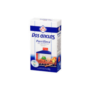 Sal Dos anclas Parrillera 500 gr Caja