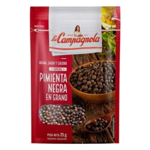 Especie La Campagnola Pimienta Negra Grano 25 gr