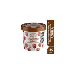 Frambuesas con chocolate Helado Aguila
