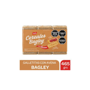 Galletitas Cereales Bagley Avena 3 uni