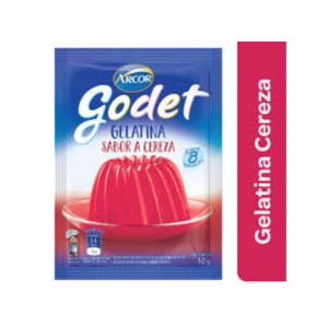 Gelatina Godet Cereza