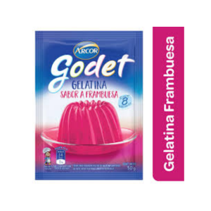 Gelatina Godet Frambuesa