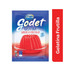 Gelatina Godet frutilla
