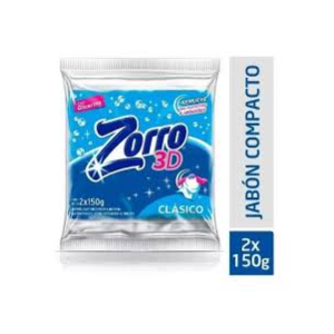 Jabon pan Zorro 2 por 150 gr