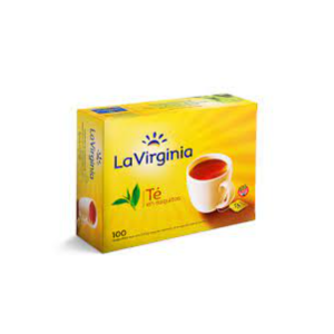 Té La Virginia molienda controlada 100 saquitos