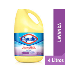 Lavandina Ayudin triple poder Lavanda 4 l
