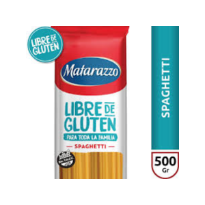 Fideos Matarazzo Spaghetti Libre de Gluten 500 gr