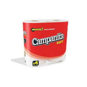 Papel Higiénico Campanita Soft 30m 4 unidades