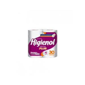 Papel Higienico Higienol Plus Doble hoja 4 uni