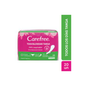 Protector diario Carefree Todos los días Tanga 20 uni