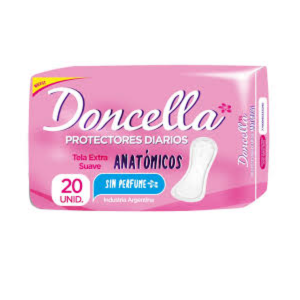 Protector Diario Doncella 20 uni Sin perfume