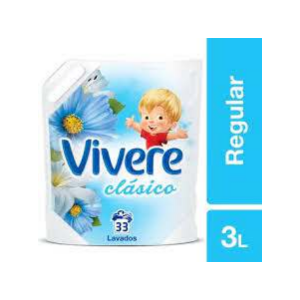 Suavizante Vivere Clásico Doy Pack 3l