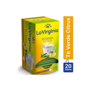 Té Especial La Virginia Verde Citrus 20 saquitos