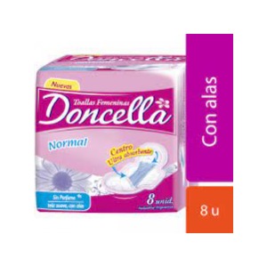Toallita Doncella Normal con alas 8 un