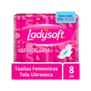 Toallitas Ladysoft Ultra delgada 8 un