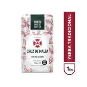 Yerba Cruz Malta 1 kg Sin Tacc
